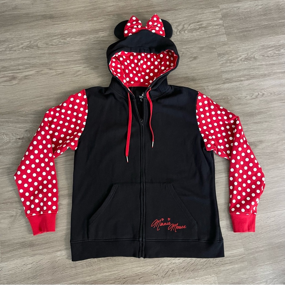 Disney Black and Red Hoodie with Ears